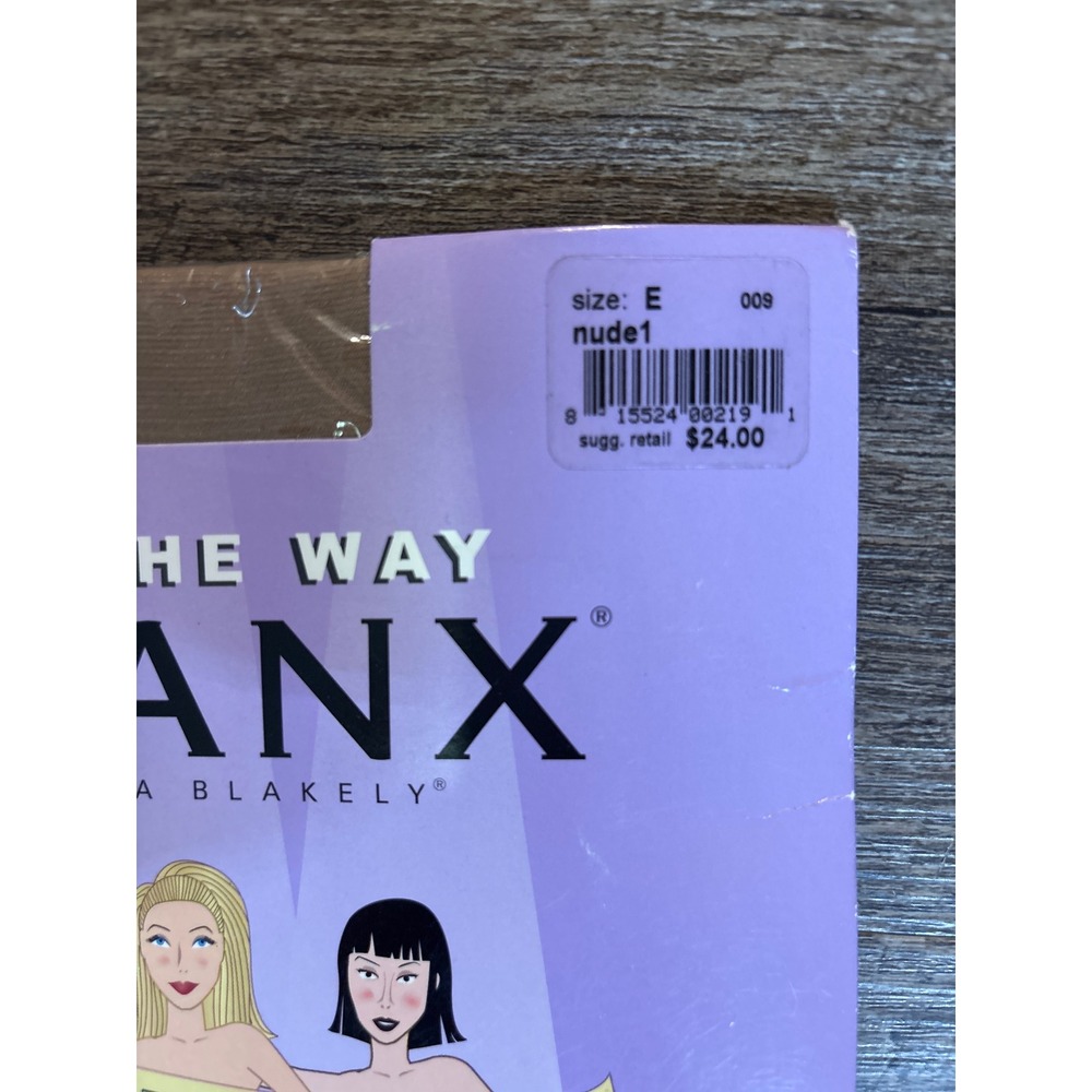 Spanx All The Way Pantyhose Women Size E Nude 1 NEW 2 Pack Super Control Hose - Picture 3 of 6